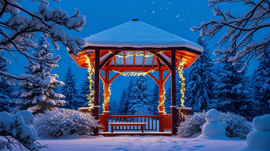 winter gazebo design inspiration