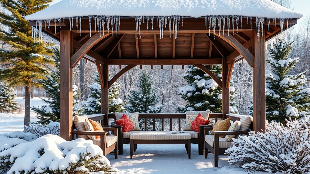 winter gazebo energy tips