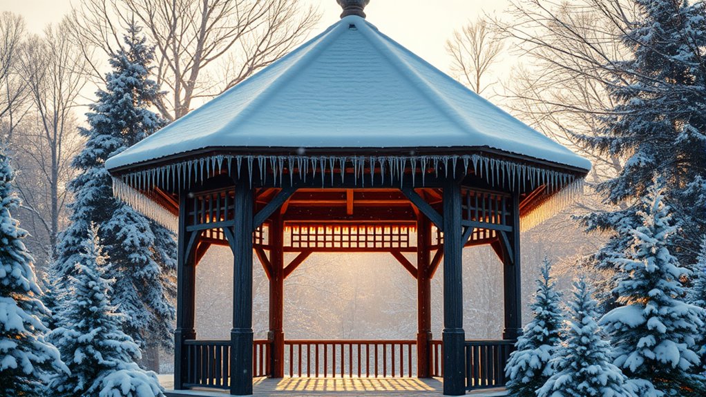 winter gazebo folklore tales