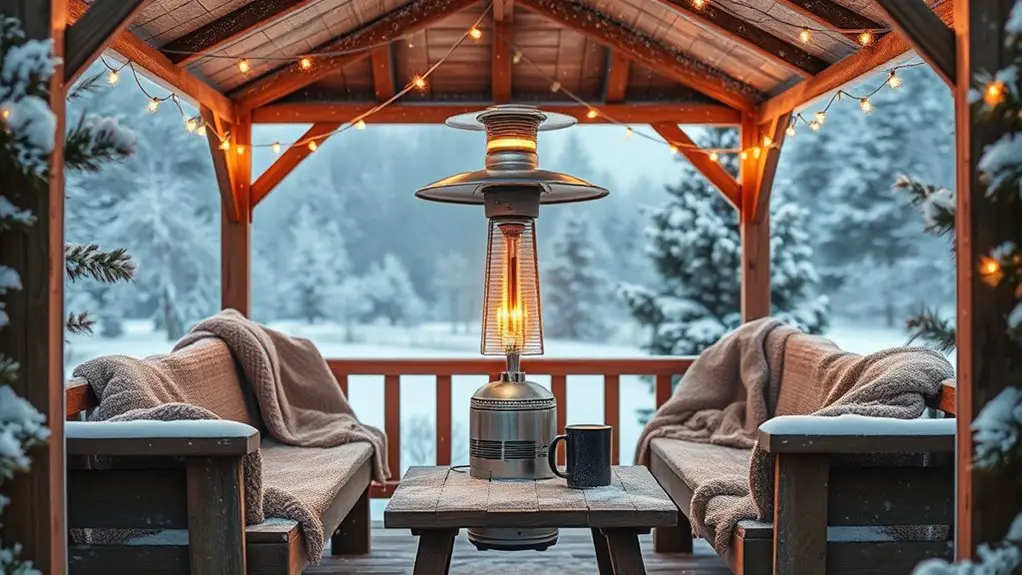 winter gazebo heating tips