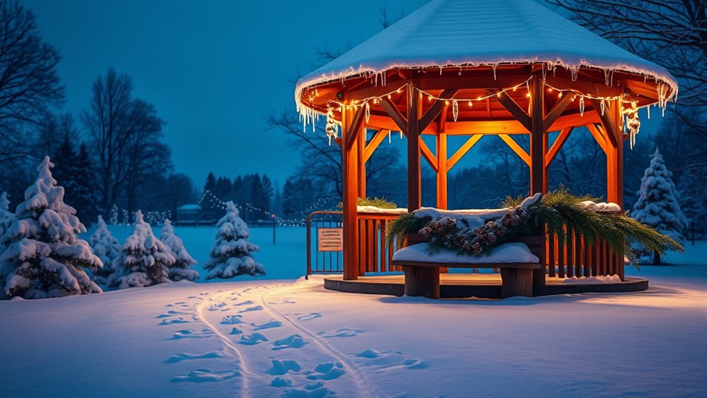 winter gazebo maintenance tips
