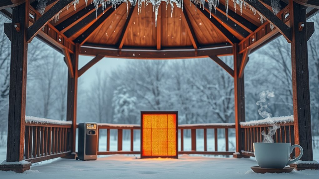 winter gazebo moisture prevention