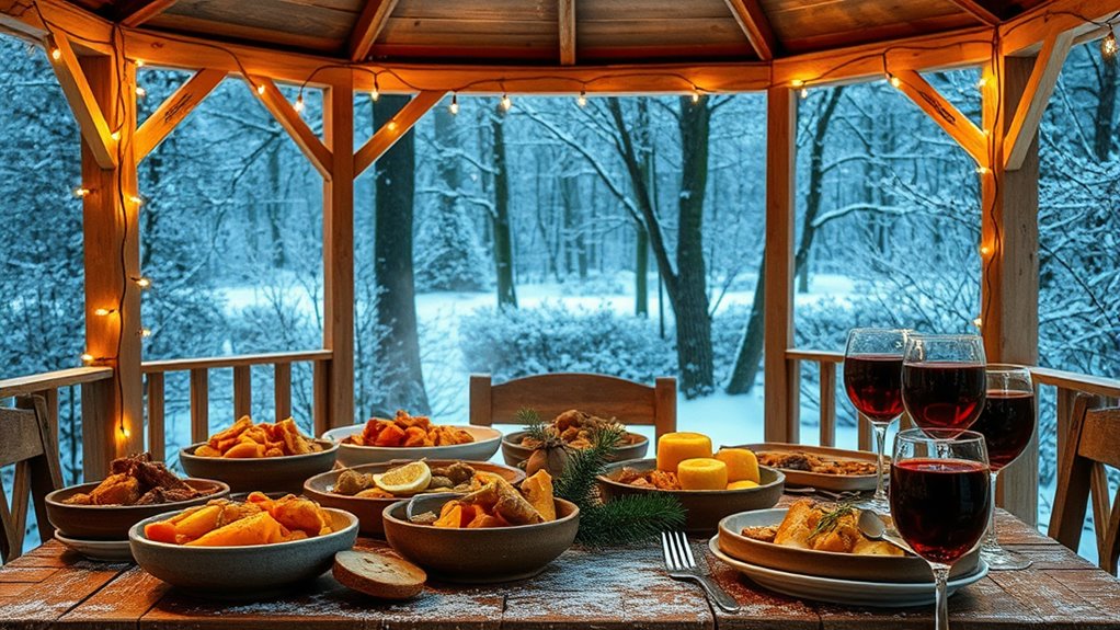 winter gazebo recipe tasting
