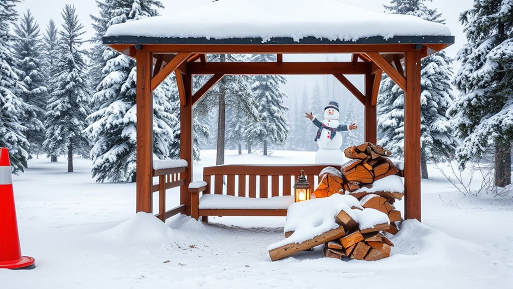 winter gazebo safety guidelines