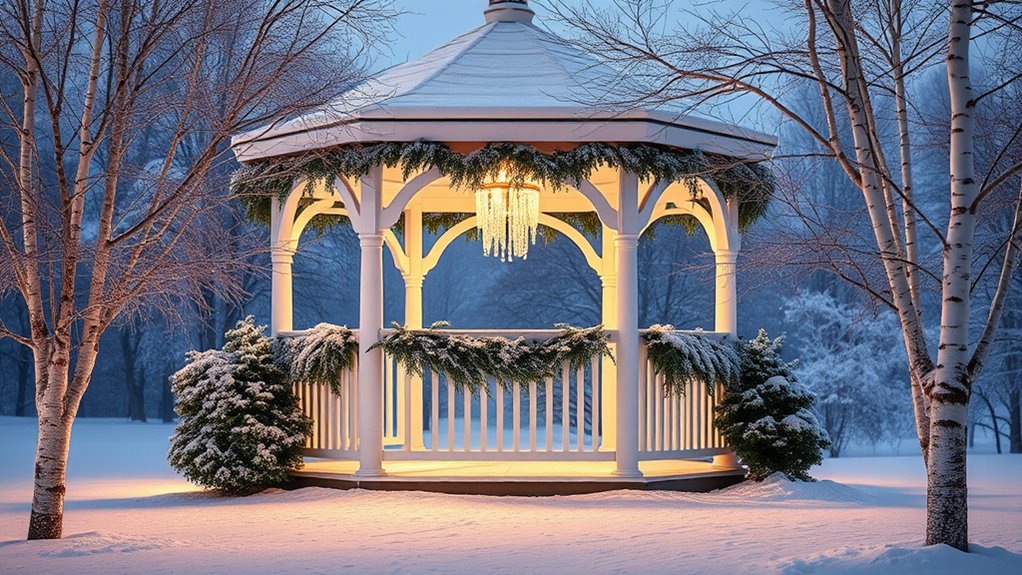 winter gazebo transformation project