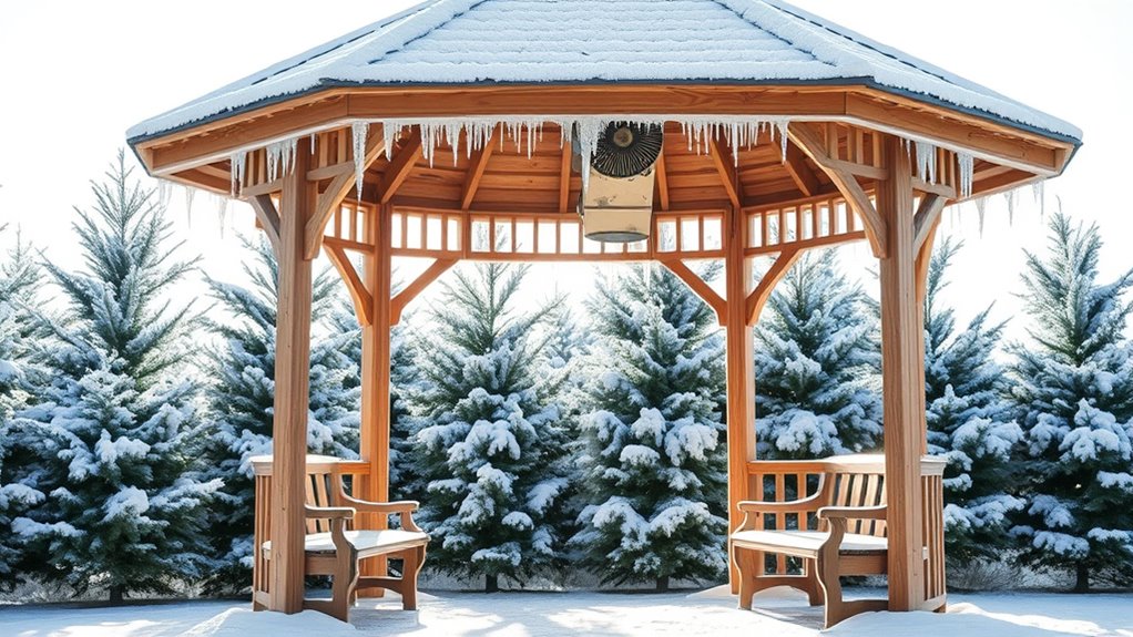 winter gazebo ventilation methods