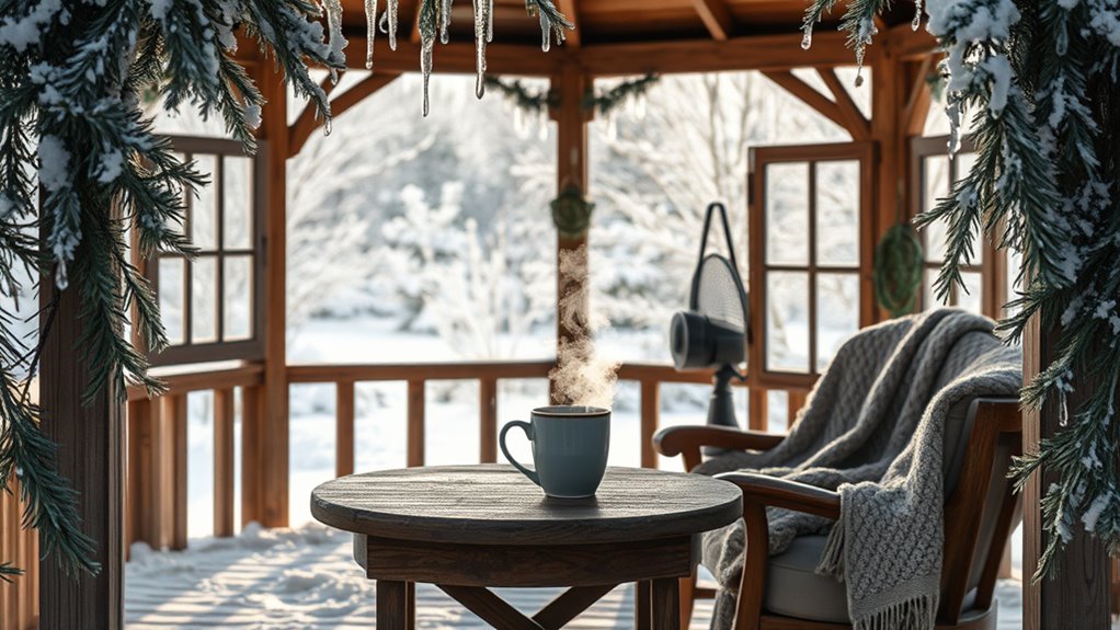 winter gazebo ventilation tips