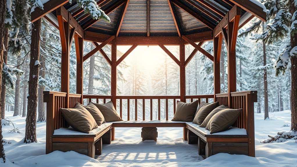 winter gazebos for therapy