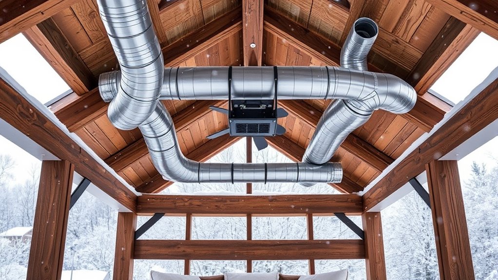 winter gazebos with hvac