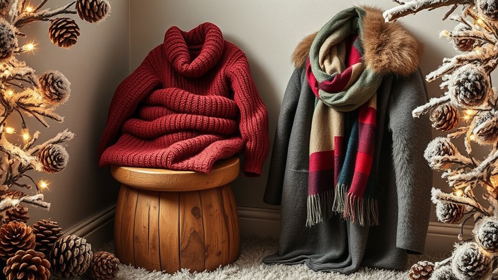 winter outfit fashion photoshoot