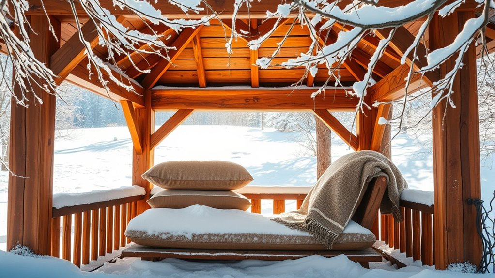 winter preparation for gazebo