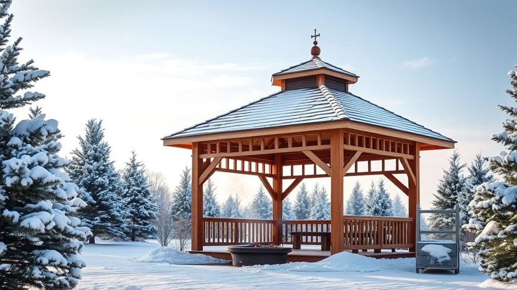 winter proof gazebo design features