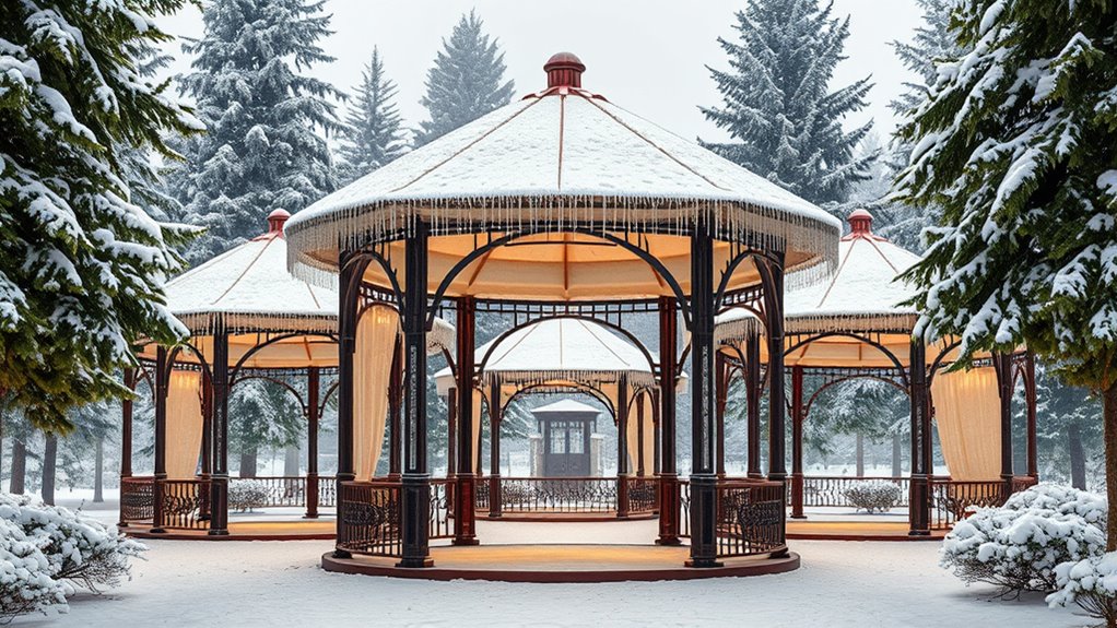 winter ready heavy duty gazebos