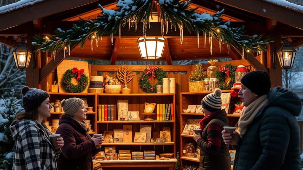 winter retail gazebo transformation