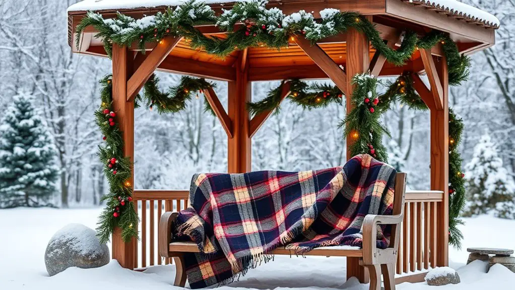 winter themed photo booth