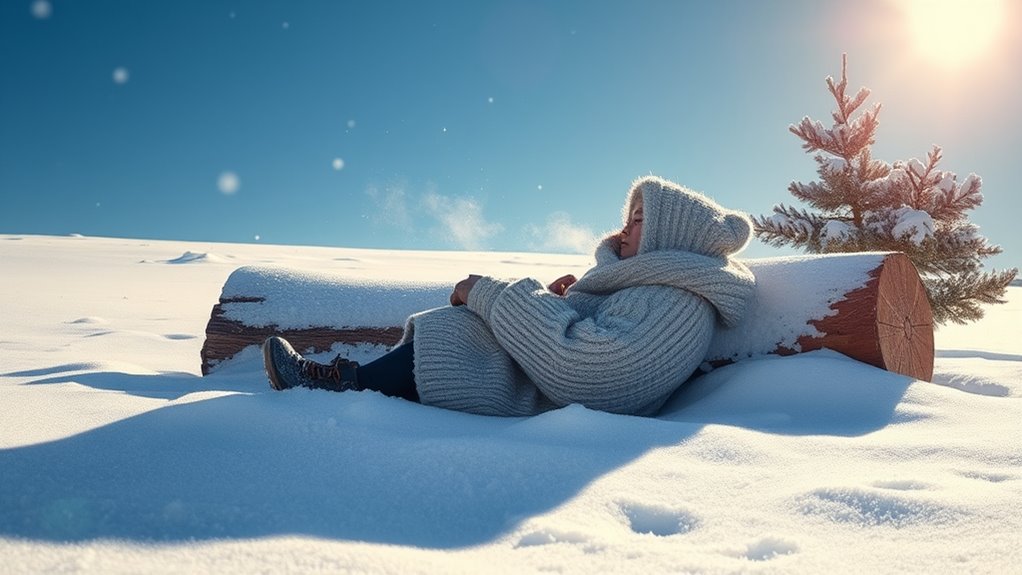 winter tranquility and peace