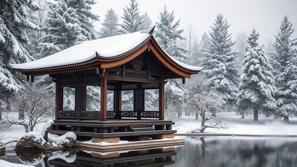 zen inspired winter retreat